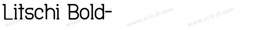 Litschi Bold字体转换